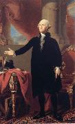 Gilbert Stuart George Washington oil on canvas